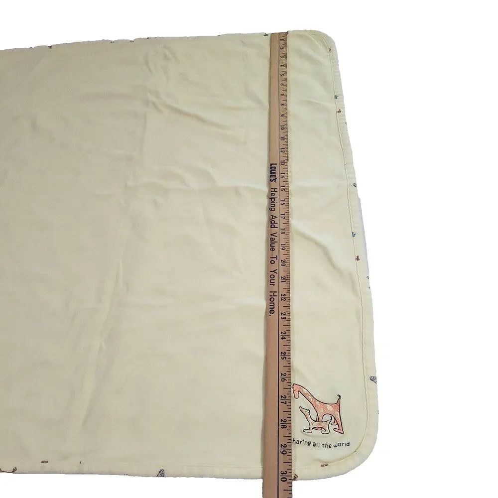 Carters John Lennon receiving Blanket Yellow 2001 sharing all the world Y2K yoko